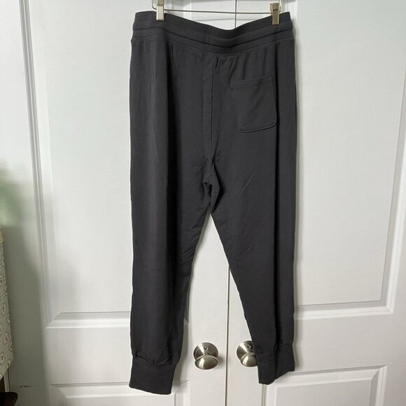 Fabletics Joggers Womens XL Black Ribbed Stretch Jersey Pull On Track Sweatpants - Picture 3 of 7